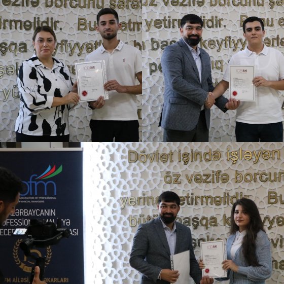 ICB "Certificate in Advanced Bookkeeping” beynəlxalq proqramı üzrə ilk təlimlər yekunlaşdı