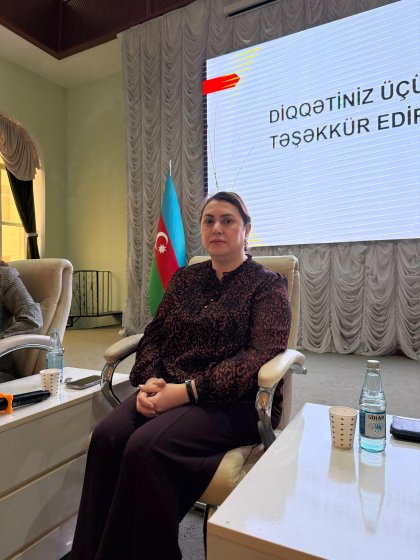 APFM komitə üzvlərinin UNEC tələbələri ilə görüşü