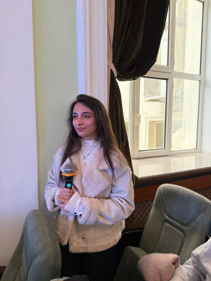 APFM komitə üzvlərinin UNEC tələbələri ilə görüşü